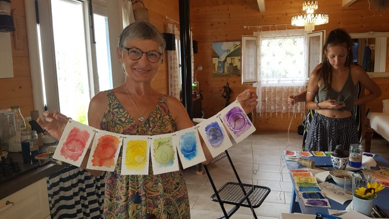 Sznureczek barw — prace na lince